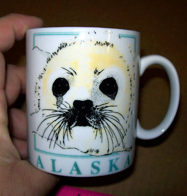 Alaska Seal on an 11 ounce Coffee mug - New & Unused! great Alaska souvenir  | eBay