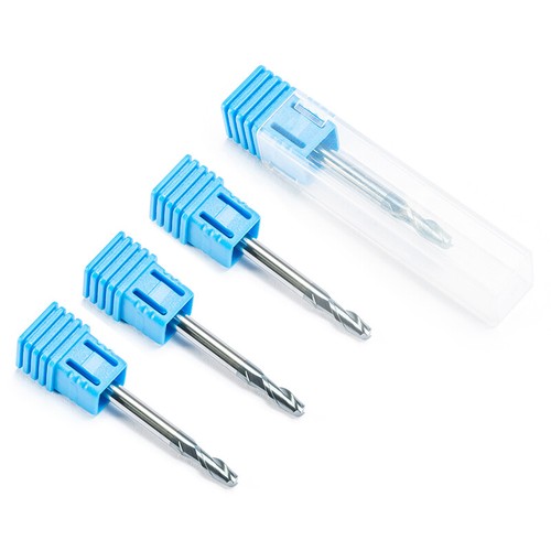 Two Flutes HRC55 End Mill Milling Cutter Metal Face Slot Coated CNC Mills D4-D12 - Picture 4 of 24