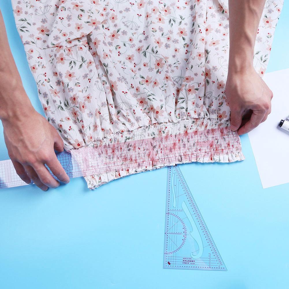 T0 5pcs Metric Styling Rulers Curve Set Cutting Ruler Arm Sleeve