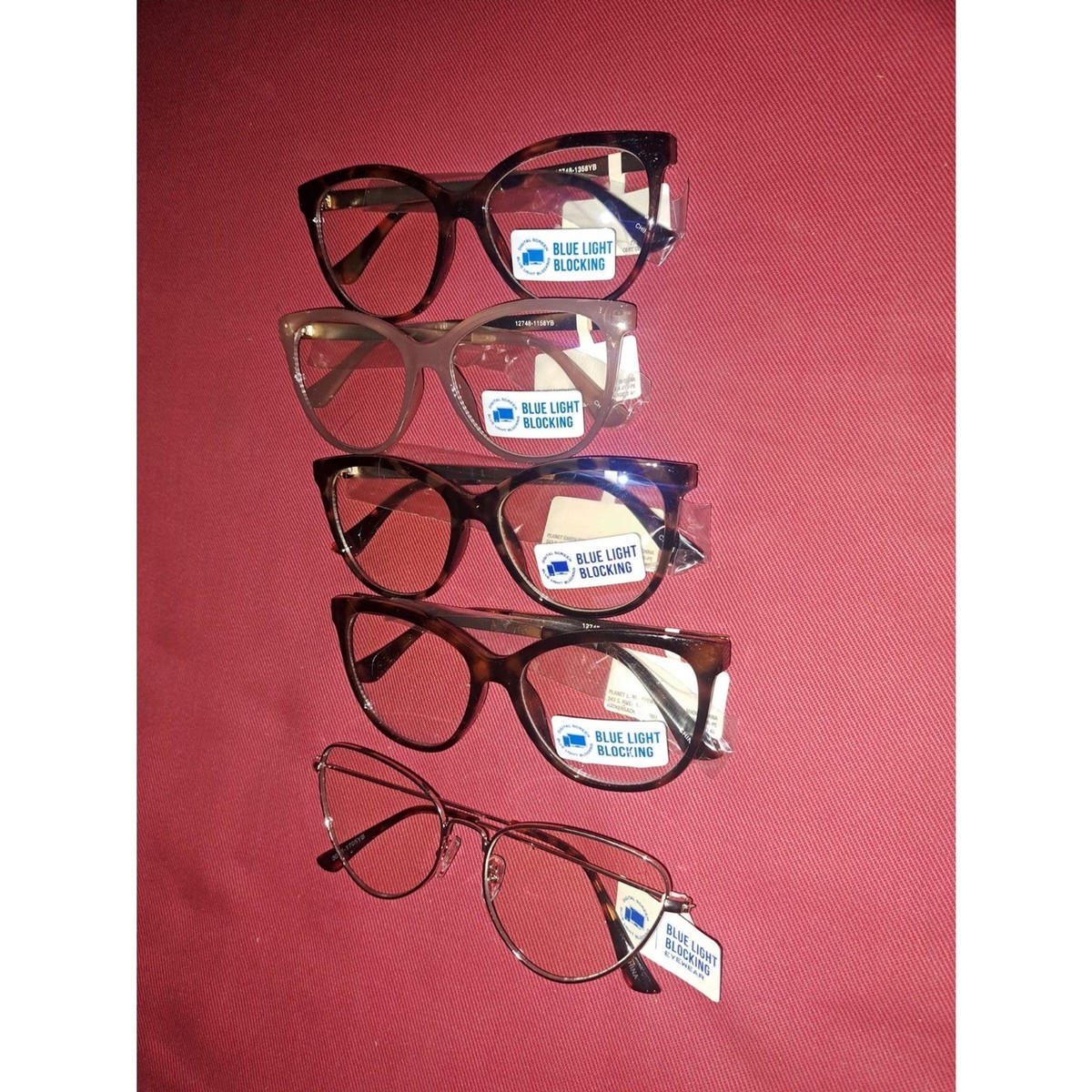 Lot #5 Blue Light Blocking eyewear for computer-tv-gaming Lot #5 Blue Light Blocking eyewear for computer-tv-gaming