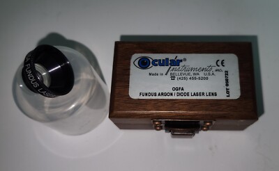 Used OGFA Fundas Argon/Diode Laser Lens & case