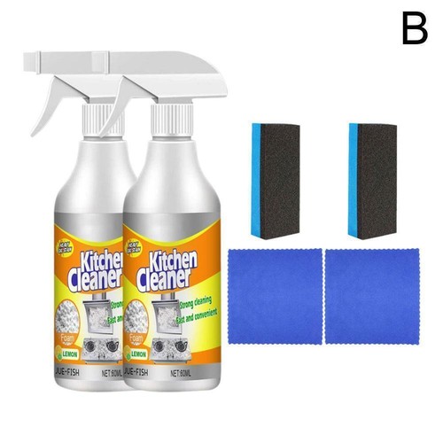 1/2/3x Kitchen Cleaner Spray Foam Grease Degreaser Home Dirt F0N0 Oil X6C0 - Picture 14 of 18
