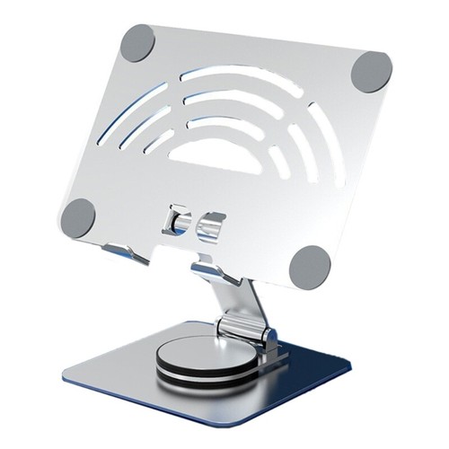 Adjustable Aluminum Tablet Stand 360 Degree Rotating Desk Holder for Tablets - Afbeelding 3 van 10