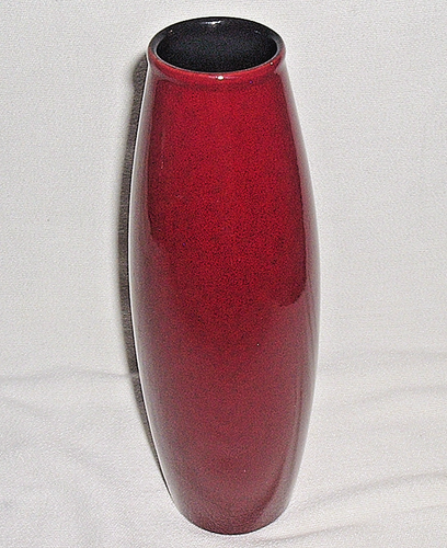 Amano Pier 1 'CIGAR' VASE Oxblood Burgundy *Made In Germany Scheurich mit Etiketten
