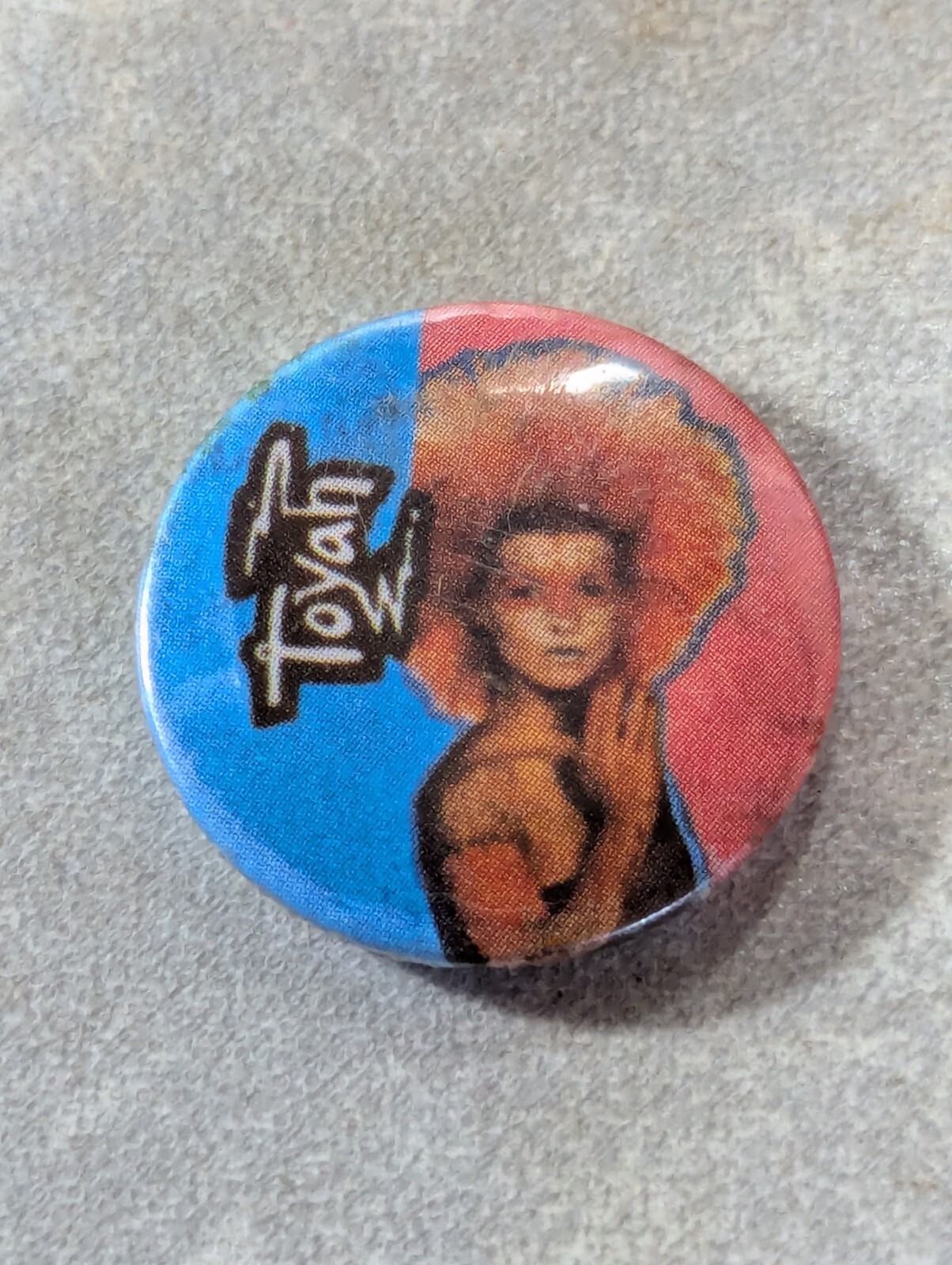 Vintage 80's Toyah Pin Badge Purchased Around 1986 Rare image 2