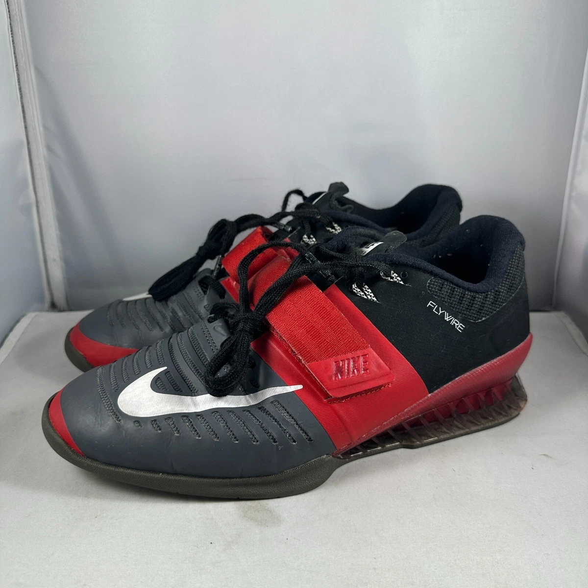 Nike Romaleos 3 University Red Dark Grey for Sale | Authenticity