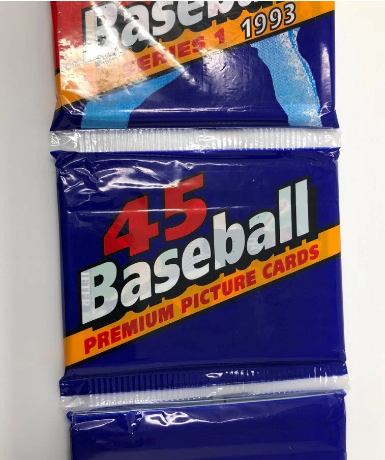 I993 1994 BBCE 1995 Topps & Bowman Rack Pack Derek Jeter Rookie Showing Lot Foto 4 de 4