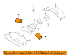 CHRYSLER OEM 03-06 Viper Engine Air Inlet-Element 5037294AB