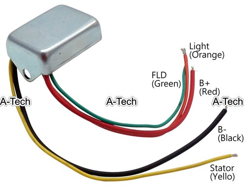Regulador de voltaje de conversión para Chrysler Dodge Alternator A One conexión de 1 cable - Imagen 3 de 3