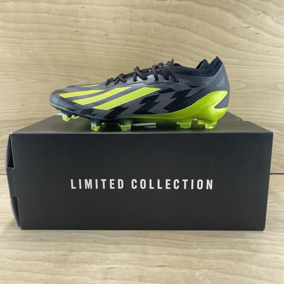 adidas X CRAZYFAST Injection.1 FG Mens 13 Black Yellow 