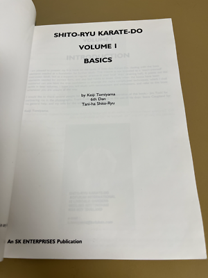 Shito-Ryu Karate-Do Volume 1: Basics, by Keiji Tomiyama, Paperback