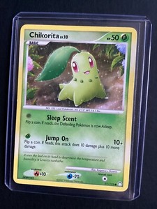 Chikorita 77/123 Mysterious Treasures Excellent Condition