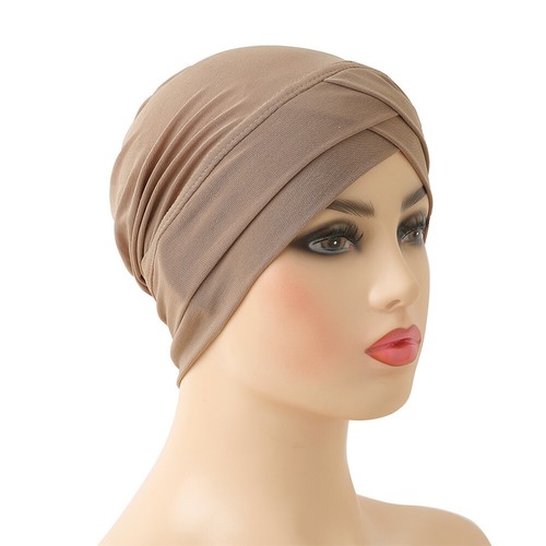 Damen Hijab Haarpflege Mützen Beanie Mütze Muslim Unter Schal Halstuch Turban Mützen - Bild 32 von 32
