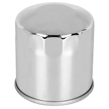Chrome Oil Filter Harley Sportster XL FXR Softail Touring 63805-80A 63796-77A