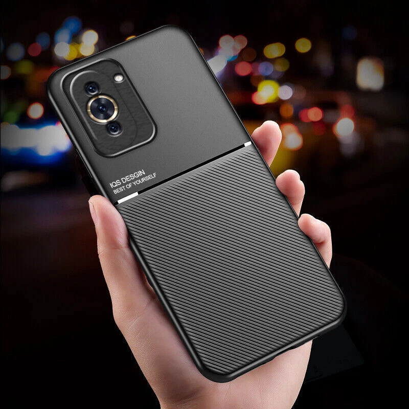 Funda delgada de cuero magnética a prueba de golpes para Huawei Nova 10 9 8 Pro 7i 6 SE 5i Foto 2 de 4