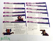 Heroclix Marvel Studios Disney Plus set COMPLETE lot 11 Starter Scenario Cards 