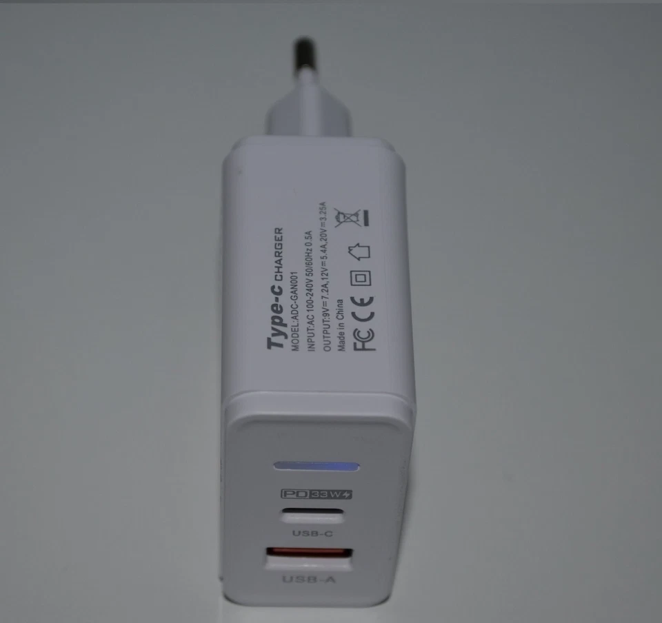 Netzteil Schnellladegerät USB C A PD 3.0, Ladegerät Handy Tablet Phone - Bild 3 von 4