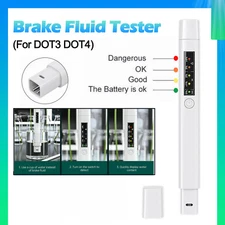 5 LED Indicator Brake Fluid Liquid Oil Tester Pen Car Testing Tool For DOT3 DOT4