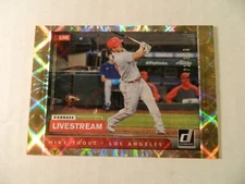 2021 Donruss Livestream Parallel Card of Mike Trout - Angels  