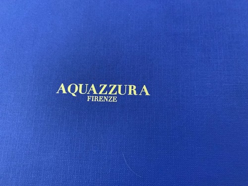 NEW IN BOX AQUAZZURA FIRENZE Suede Sky Blue SHOES Size 37 - Picture 7 of 7