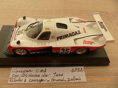 Spark Cougar C20 - 1987 Le Mans 24 Hours - #13 1:43 model car