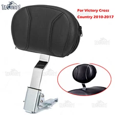 Plug-In Driver Rider Backrest Kit For Victory Cross Country 2010-2017 Magnum