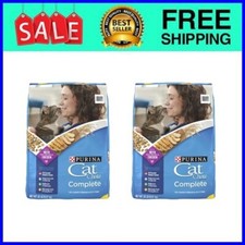 Purina Cat Chow Complete, Dry Cat Food, Chicken, 20 lb Bag x2 pack
