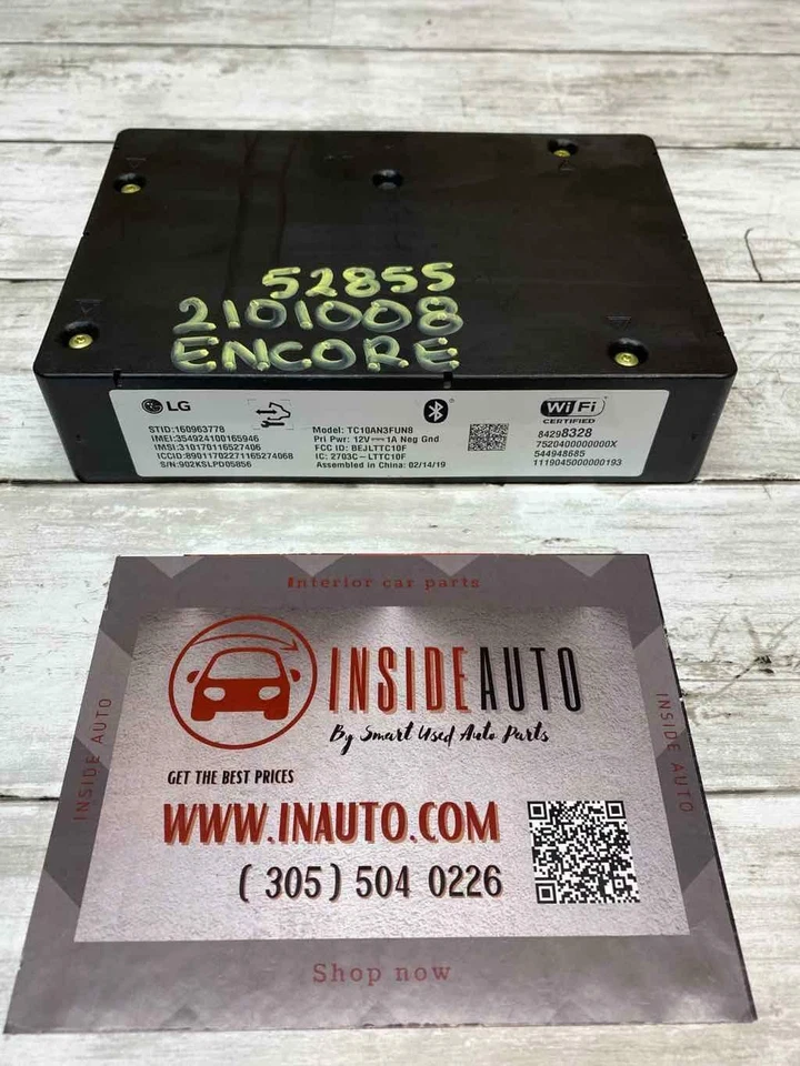 Módulo de control Onstar 2017 2019 Buick Encore Communication OEM 84298328 Foto 2 de 4