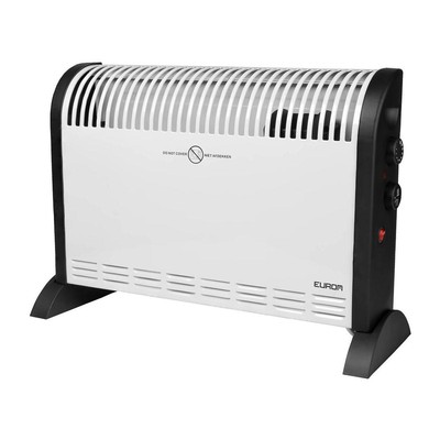 Eurom CK2003T Elektrische Konvektorheizung, 2000W, Thermostat, Überhitzungsschut