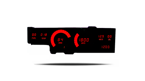 1978-1988 Oldsmobile Cutlass Digital Dash BLUE LED Intellitronix DP1407B - Picture 5 of 11