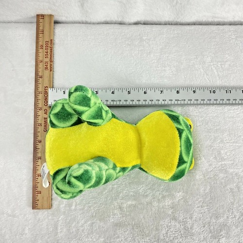 World Plush Inc Plush Frog 8" Green & Yellow - Picture 4 of 8