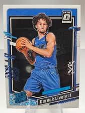 2023-24 Donruss Optic Base Rated Rookies #245 Dereck Lively II  - Mavericks