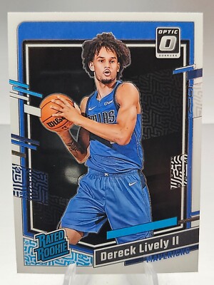 2023-24 Donruss Optic Base Rated Rookies #245 Dereck Lively II  - Mavericks