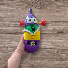 VTg Fisher Price VeggieTales LARRY-BOY Talking Plush Pop Off Super-Suction Ears