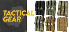 Tactical Molle Pals Triple MP5 Mag Pouch MA37