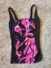 Womans Adidas Tankini Swim Top Multi Colored Size 6