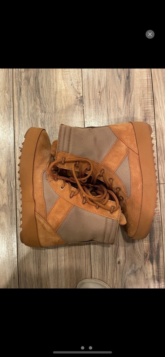 Yeezy Season 3 Womens Burnt Nylon Suede Military Boots Size Yeezy Season 3 Womens Burnt Nylon Suede Military Boots Size