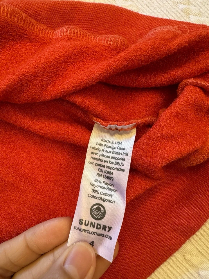 Conjunto de suéter y pantalones SUNVERDY estrellas azules en ropa de salón roja talla L/XL (3-4) Foto 4 de 4