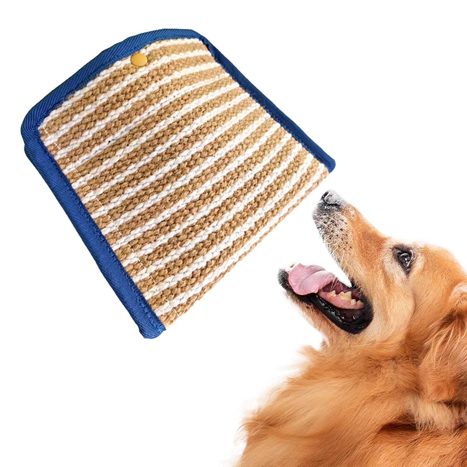 Dog Bite Pillow Tug of Dogs Toy Dog Training Biting Sleeves Tear