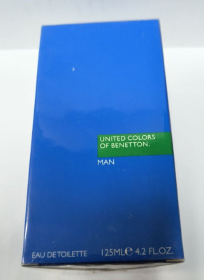UNITED  COLORS OF BENETTON MAN EAU DE TOILETTE 4.2  OZ /  125 ML SPRAY NIB