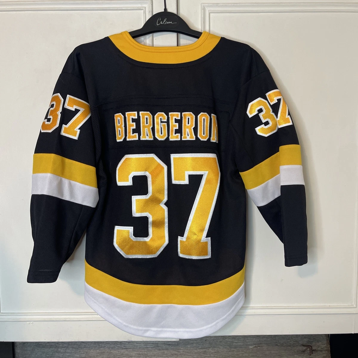 Maillot Boston Bruins Branded Domicile Premium - Noir - Jeremy Swayman - Homme