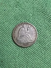 1867 S Seated Liberty Half Dollar Better Grade Semi Key Date