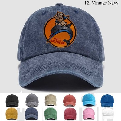 Customized Embroidered Hat Uss Halfbeak Ss-352 Reunion, Trucker Hat, Gift Idea