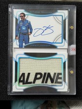 Jimmie Johnson 2023 National Treasures Jumbo Booklet Firesuit 1/1  Auto Alpine