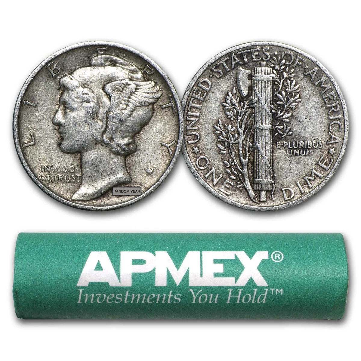 Silver Roll In Mercury Dimes (1916-1945) for sale | eBay