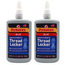 Dynatex Blue Medium Strength Threadlocker 8.5 oz Bottle (2-Pack)