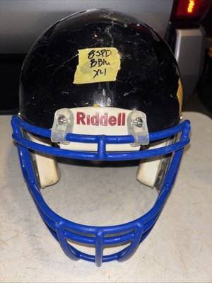Riddell Speed Extra Large Football Helmet (Black W/ Blue Face Mask) | eBay