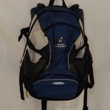 deuter KangaKid Baby Backpack Carrier Blue Beige Black Storage Pocket Buckle