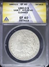 1880-O $1 Morgan Dollar ANACS EF 40 Details | Vam-7 Hitlist40 Rusted Date XF