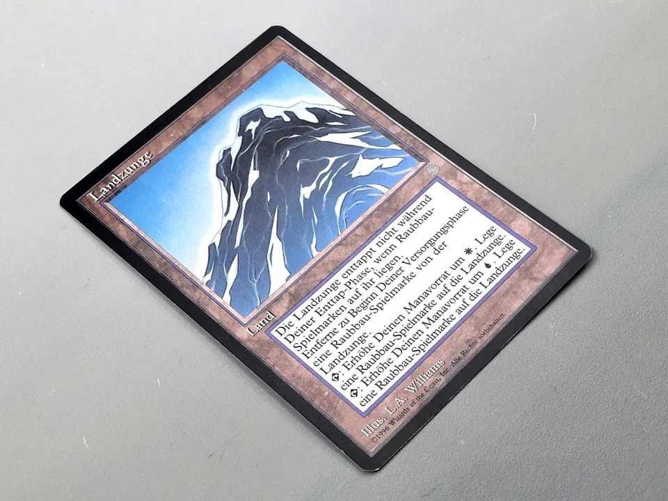 MTG - ICE AGE (BB/'95) - LANDZUNGE - LAND CAP / RARE /NEVER PLAYED / NM - Bild 3 von 4